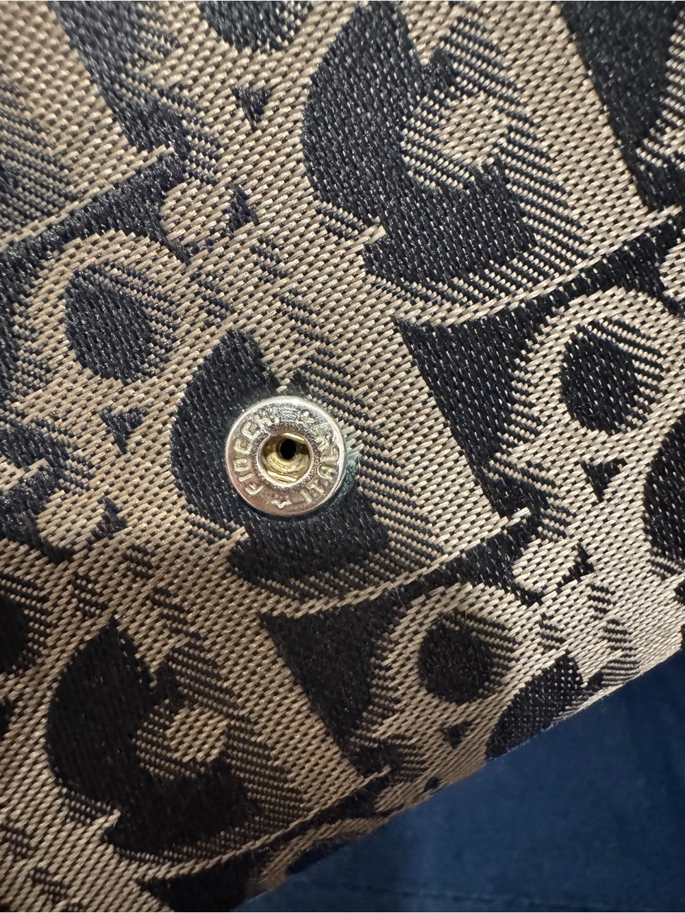 Dior Black and Cream Monogram Continental Wallet - Picture 3 of 16